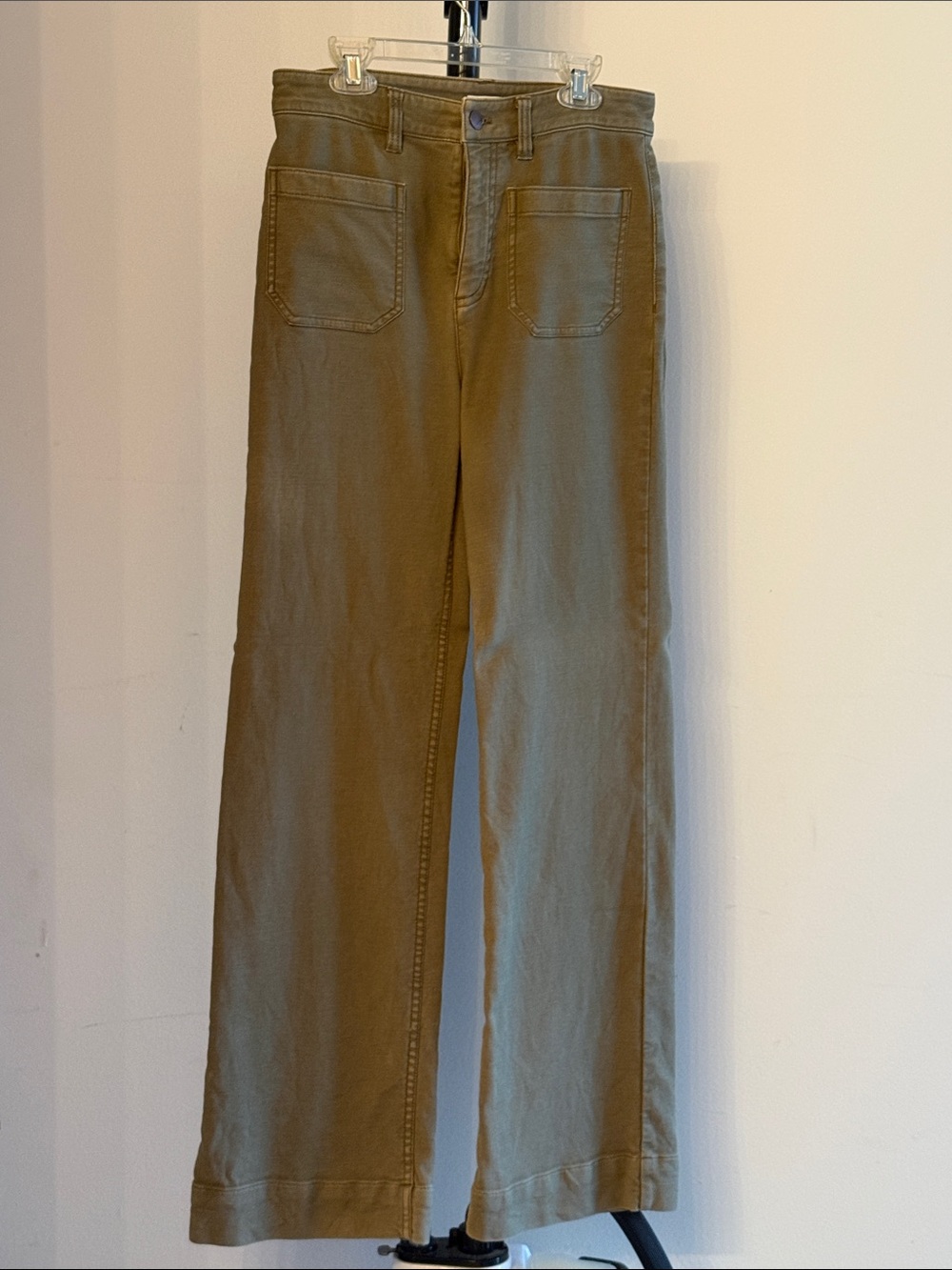 Women’s Wide-Leg Utility Pants in Olive
